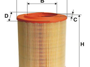 Повітряний фільтр WIX FILTERS WA9566 Alfa Romeo Spider, 159 55183562, 71773167