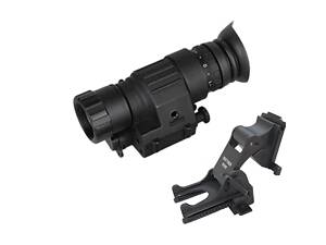 Повний комплект монокуляр нічного бачення ПНБ Nectronix CL27-0008 + модернізоване кріплення на шолом Rhino mount