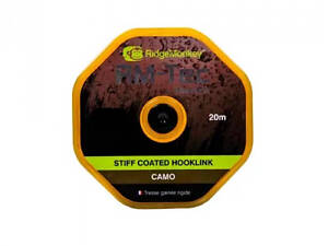 Повідковий матеріал RidgeMonkey RM-Tec Stiff Coated Hooklink Camo 35lb 20м (1013-9168.00.43)