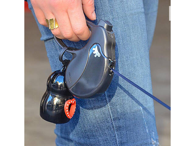 Повідок - рулетка для собак зі стрічкою Ferplast Amigo Tape (Ферпласт Амиго Тейп) 14 х 3.6 х h 12 см - S, Фіолетовий. - Фото 3