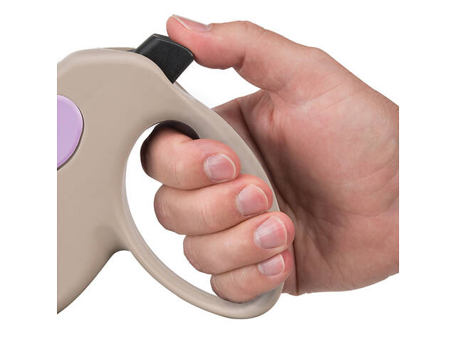 Повідок - рулетка для собак зі стрічкою Ferplast Amigo Tape (Ферпласт Амиго Тейп) 14 х 3.6 х h 12 см - S, Фіолетовий. - Фото 4