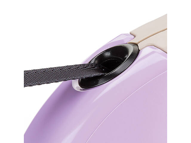 Повідок - рулетка для собак зі стрічкою Ferplast Amigo Tape (Ферпласт Амиго Тейп) 14 х 3.6 х h 12 см - S, Фіолетовий. - Фото 5