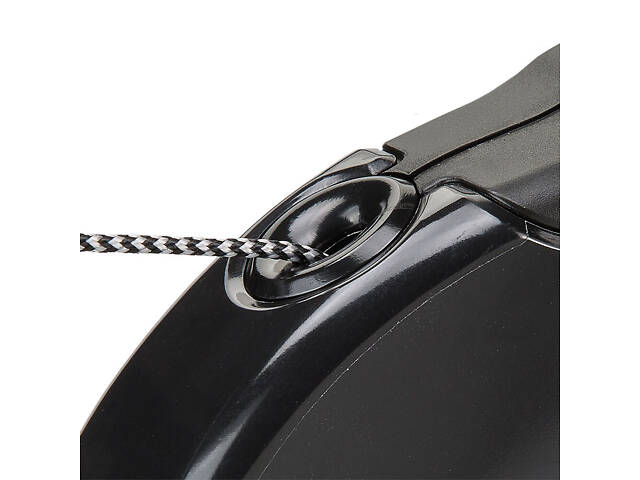 Повідок - рулетка для собак зі шнуром Ferplast Amigo Cord (Ферпласт Амиго Корд) 15 x 3.6 x h 14 cм - M, Чорний. - Фото 4