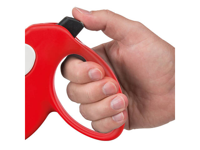 Повідок - рулетка для собак зі шнуром Ferplast Amigo Cord (Ферпласт Амиго Корд) 15 x 3.6 x h 14 cм - M, Червоний - Фото 5