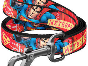 Повідок для собак WAUDOG Nylon &quot;Супергерой&quot; S Ш 15 мм (0115-2010)