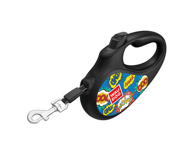 Повідок для собак WAUDOG R-leash ВАУ світловідбиваюча стрічка S 5 м (8124-0087-01) - Фото 2