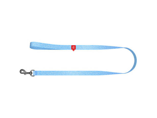 Повідок для собак WAUDOG Re-cotton світловідбиваючий S Ш 15 мм Д 500 см блакитний (40132) - Фото 2