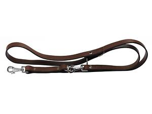 Поводок из бычьей кожи с крючком для дрессировки собак Ferplast Vip GA (Ферпласт Вип Джи Ей) GA 18/200 - 18 мм x L 200 с