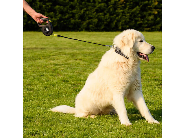 Поводок - рулетка для собак Ferplast Flippy One Reflex Cord (Ферпласт Флиппи Ван) 17.6 х 3.6 х 12.1 см - 5м/до 50 кг - L - Фото 9