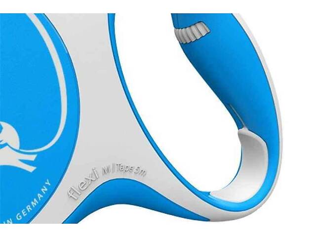 Поводок - рулетка для собак крупных пород до 50 кг. с лентой 8 м. Flexi New Comfort L (Флекси Нью Комфорт Л) Черный. - Фото 2