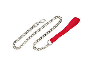 Поводок-Цепочка для собак Coastal Titan Chain Dog Leash звено 3 мм красный 1x120 см (76484092817)