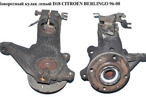 Поворотный кулак левый D18 CITROEN BERLINGO 96-08 (СИТРОЕН БЕРЛИНГО) (364654, 3646.54)