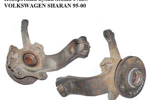 Поворотный кулак левый c ABS VOLKSWAGEN SHARAN 95-00 (ФОЛЬКСВАГЕН ШАРАН) (7M0407255G, 7M0501655D)