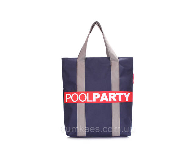Повседневная текстильная сумка POOLPARTY Today синяя - Фото NaN Повседневная текстильная сумка POOLPARTY Today синяя - Фото NaN