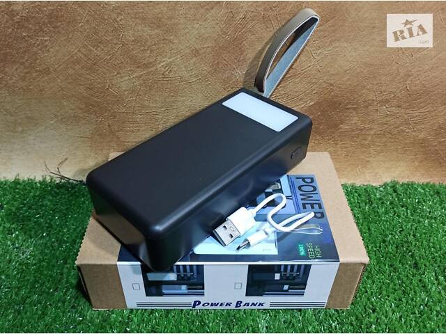 Power Bank 50000mAh повербанк USB microUSB Type-C павербанк фонарик батарея зарядное павербанк