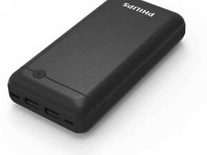 Power Bank Philips DLP1720CB Black / 20000 mAh / 5V/2.4A