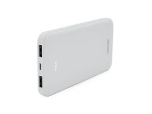 Powerbank ASONIC AS-P10 10000mAh, Output 2USB, White, (215g), Blister