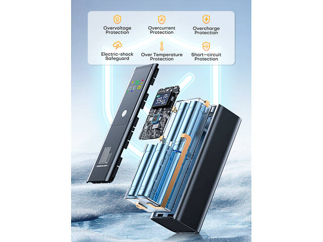 PowerBank для ноутбука 20000mAh 100W PD QOOVI - Фото 4