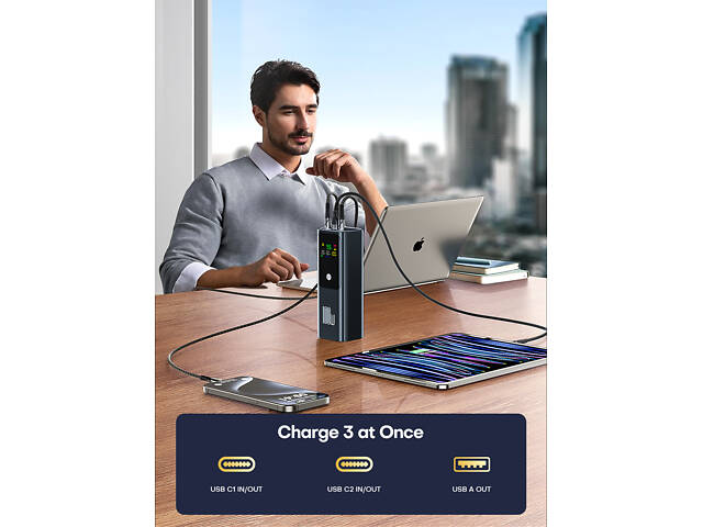 PowerBank для ноутбука 20000mAh 100W PD QOOVI - Фото 8