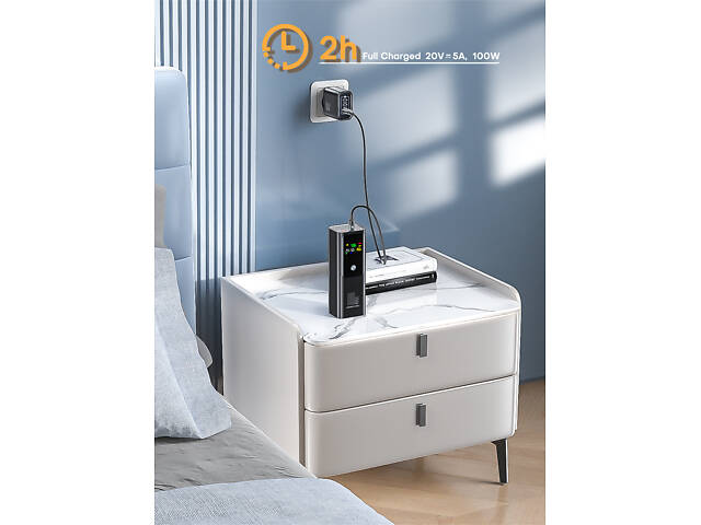 PowerBank для ноутбука 20000mAh 100W PD QOOVI - Фото 11