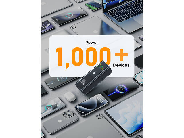 PowerBank для ноутбука 20000mAh 100W PD QOOVI - Фото 12