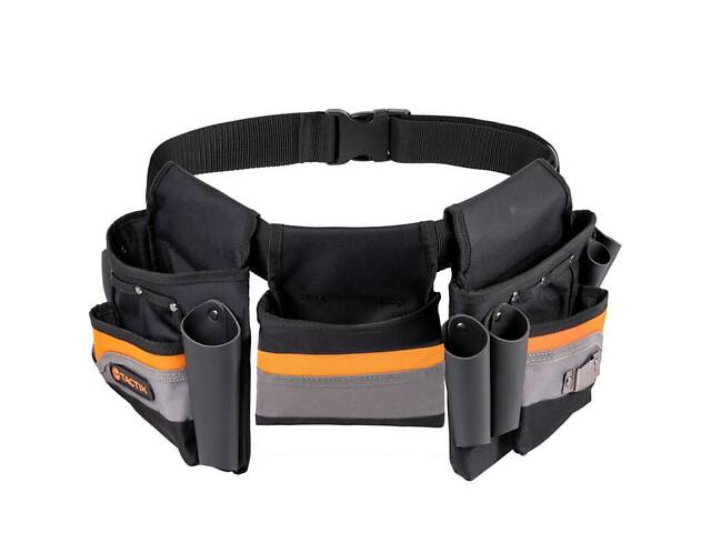 Пояс для інструментів з трьома кишеннями тканина [INSBXBXP8323033MT0] Tactix - Фото 1