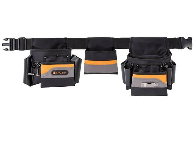 Пояс для інструментів з трьома кишеннями тканина [INSBXBXP8323033MT0] Tactix - Фото 2