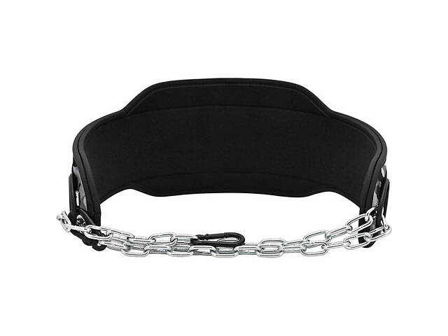 Пояс для обтяжень з ланцюгом RDX T7 Pro Dipping Belt 2 Layer неопреновий Army Green - Фото 2