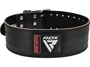 Пояс для пауерліфтингу RDX RD1 шкіряний Black M