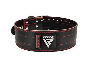 Пояс для пауерліфтингу RDX RD1 шкіряний Red XL