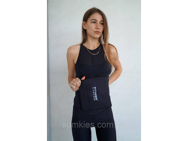 Пояс для схуднення Power System SlimmingBelt Wt Pro PS-4001 L (100*25 см) - Фото 10