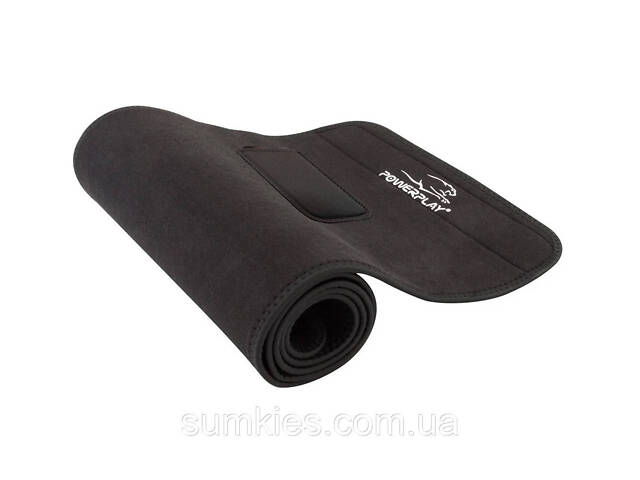 Пояс для схуднення PowerPlay 4301 (100*30 см) + кишеня для смартфона Чорний - Фото 2