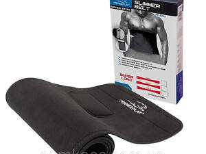 Пояс для похудения PowerPlay 4301 (125*30 см) + карман для смартфона Черный