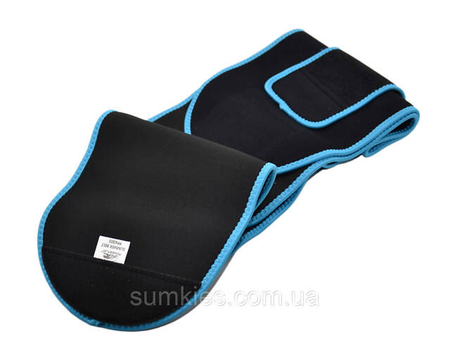 Пояс для схуднення PowerPlay 4303 Чорно-Синій - Фото 4