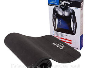 Пояс для схуднення PowerPlay 4301 (100*30 см) Чорний, Оригінал!