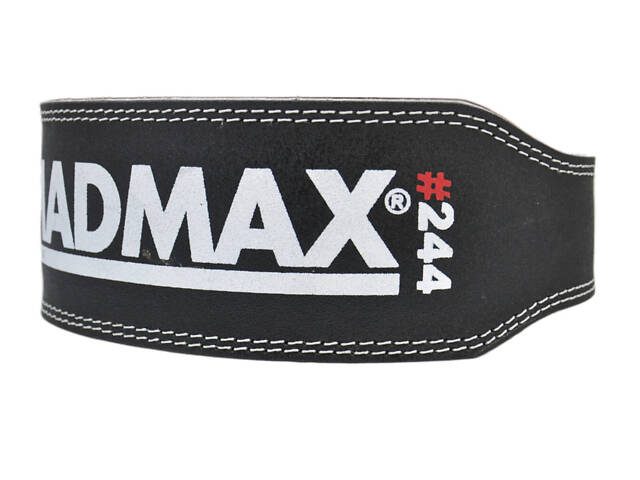 Пояс для важкої атлетики MadMax MFB-244 Sandwich шкіряний Black S - Фото 4