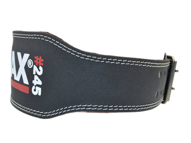 Пояс для важкої атлетики MadMax MFB-245 Full leather шкіряний Black S - Фото 5