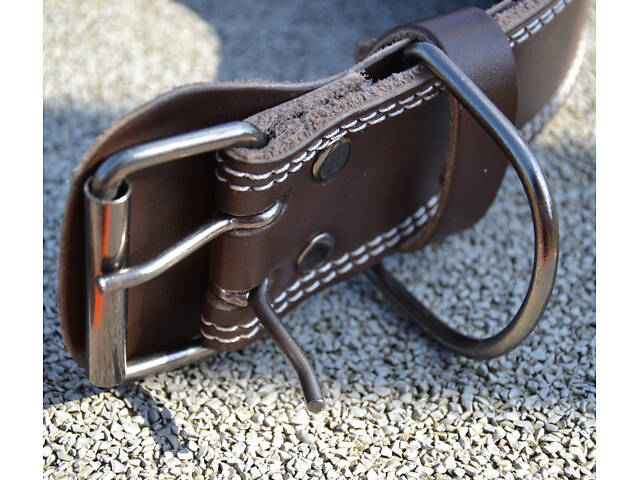 Пояс для важкої атлетики MadMax MFB-246 Full leather шкіряний Chocolate brown XL - Фото 8
