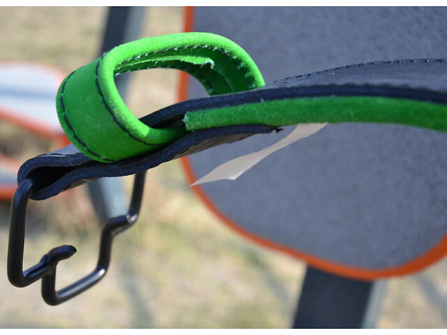 Пояс для тяжелой атлетики MadMax MFB-302 Quick Release Belt кожаный Black/Green XL - Фото 9