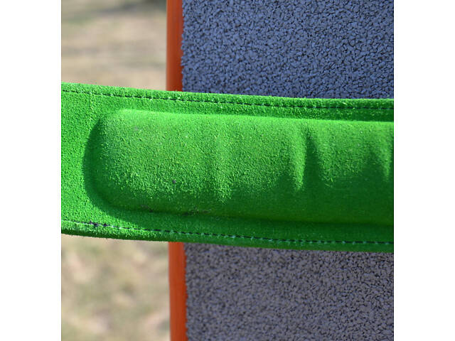 Пояс для тяжелой атлетики MadMax MFB-302 Quick Release Belt кожаный Black/Green XL - Фото 8