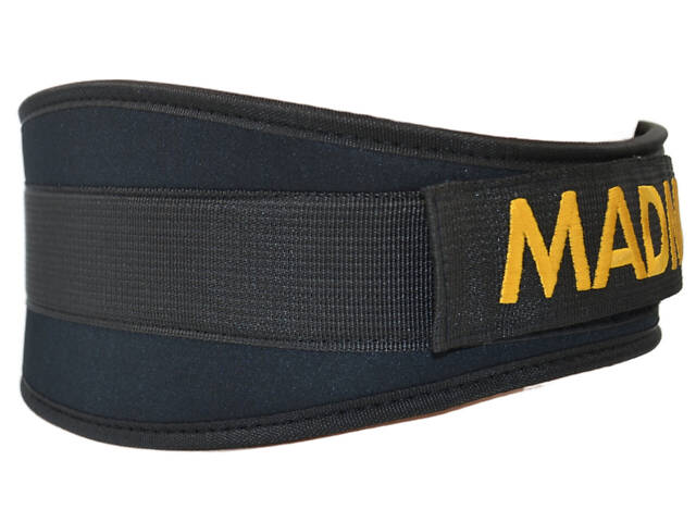 Пояс для важкої атлетики MadMax MFB-313 Body Conform неопреновий Black L - Фото 5