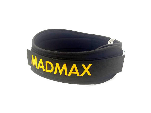 Пояс для важкої атлетики MadMax MFB-313 Body Conform неопреновий Black L - Фото 9
