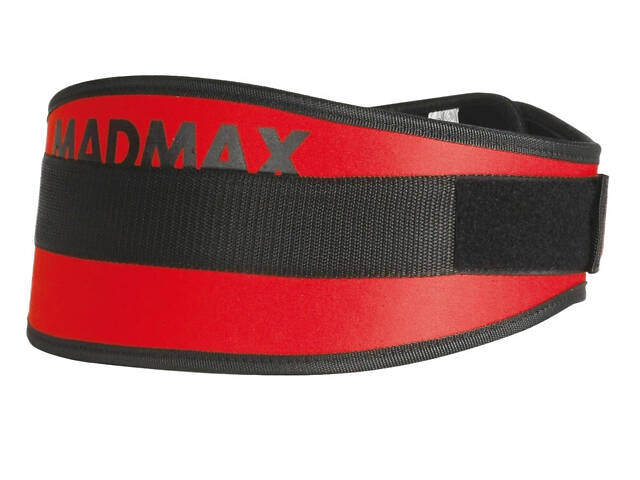 Пояс для важкої атлетики MadMax MFB-421 Simply the Best неопреновий Red XL - Фото 1