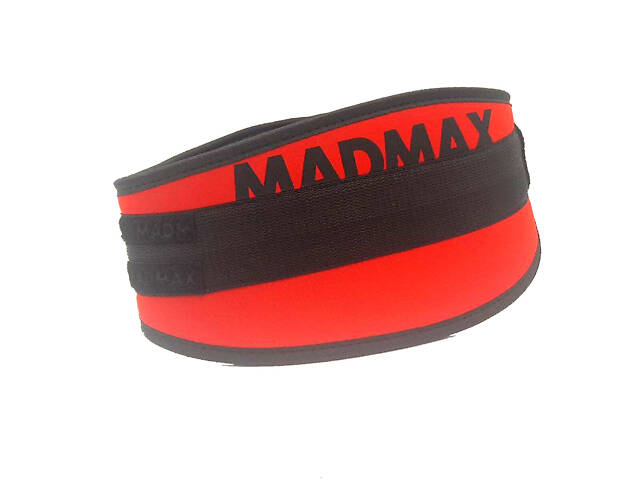 Пояс для важкої атлетики MadMax MFB-421 Simply the Best неопреновий Red XL - Фото 2