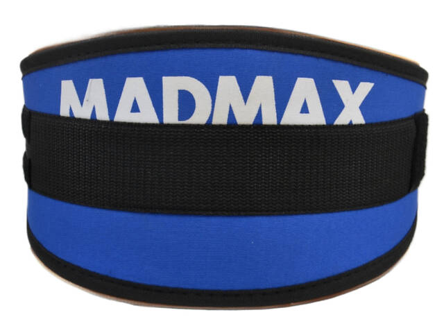 Пояс для важкої атлетики MadMax MFB-421 Simply the Best неопреновий Blue XL - Фото 2