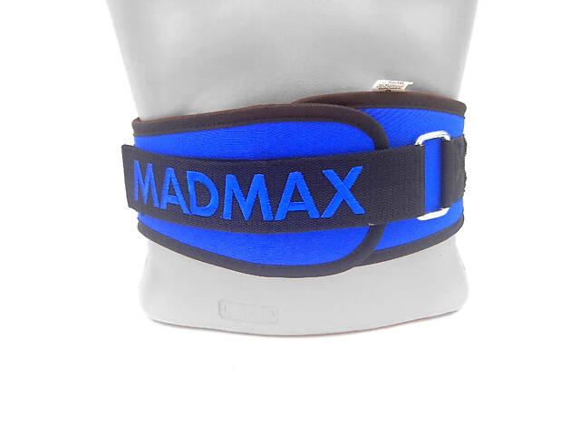 Пояс для важкої атлетики MadMax MFB-421 Simply the Best неопреновий Blue XL - Фото 8