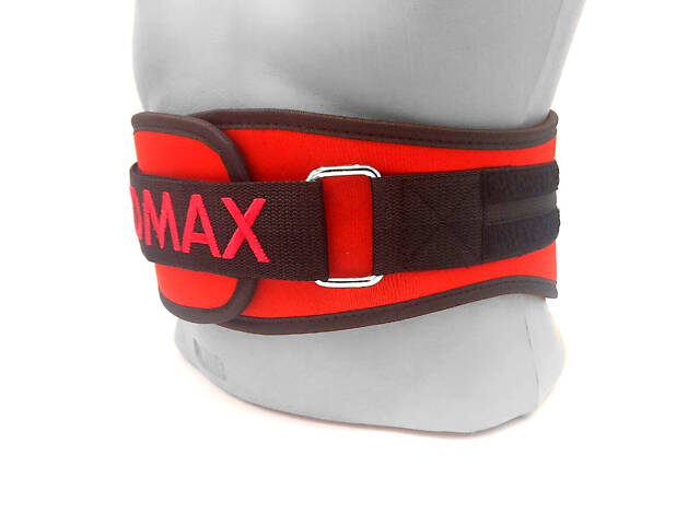 Пояс для важкої атлетики MadMax MFB-421 Simply the Best неопреновий Red XL - Фото 9
