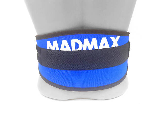 Пояс для важкої атлетики MadMax MFB-421 Simply the Best неопреновий Blue XL - Фото 9