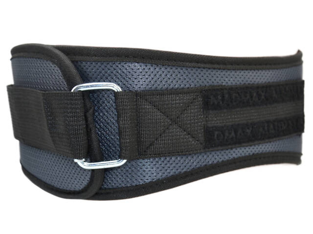 Пояс для важкої атлетики MadMax MFB-666 Extreme неопреновий Grey L - Фото 6