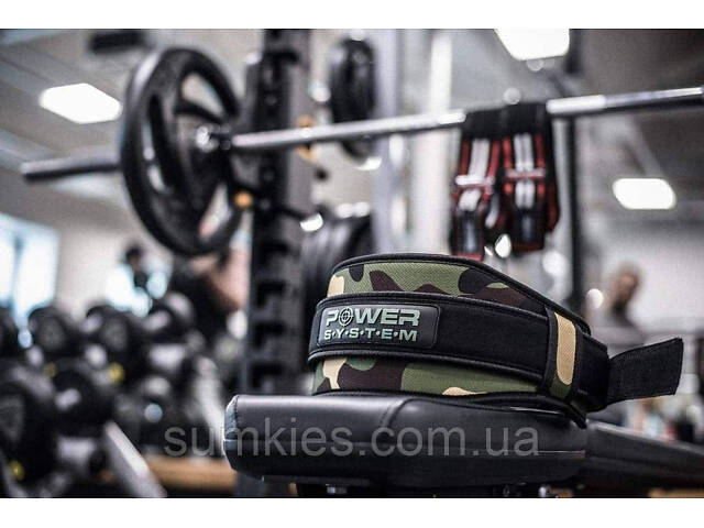 Пояс для важкої атлетики Power System PS-3220 Predator неопреновий Камуфляж XL - Фото 10